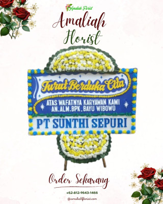 Papan Bunga Duka di Utan Panjang