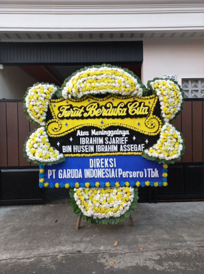 Papan Bunga Duka di Utan Panjang