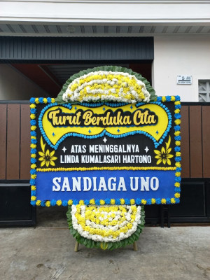 Papan Bunga Duka di Utan Panjang